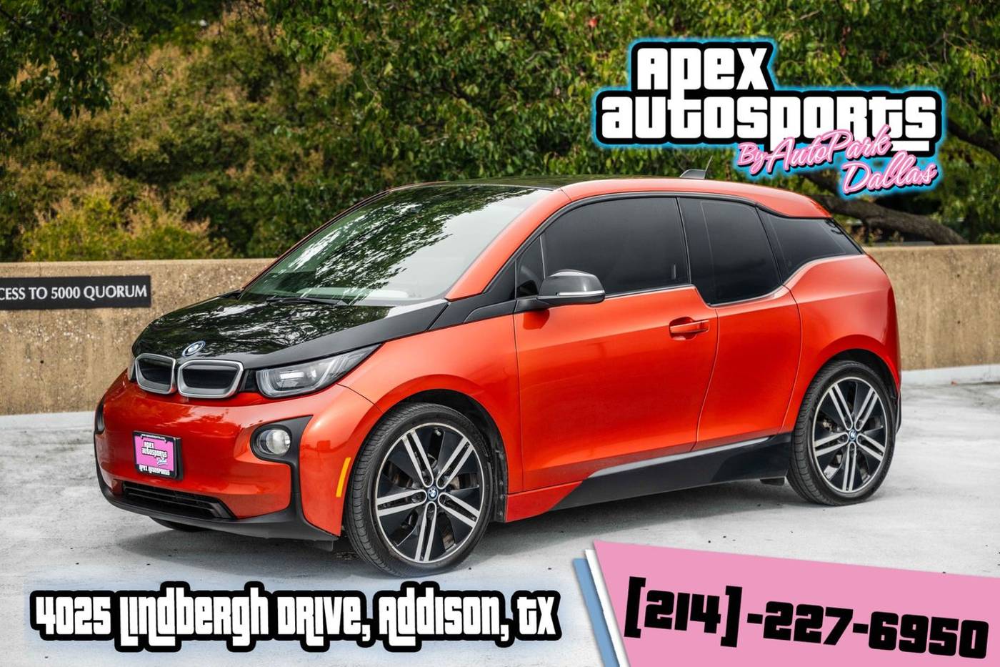 2015 BMW i3 60 Ah — Hatchback — 55,833 mi — Addison, TX