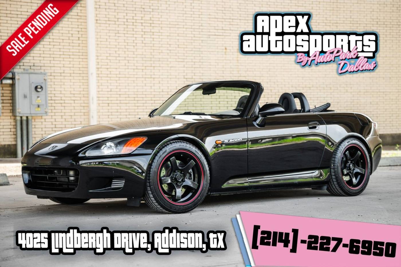 2003 Honda S2000 Base — Convertible — 49,382 mi — Addison, TX
