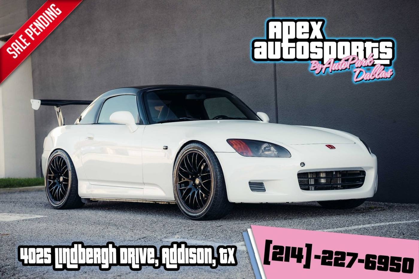 2001 Honda S2000 Base — Convertible — 98,854 mi — Addison, TX