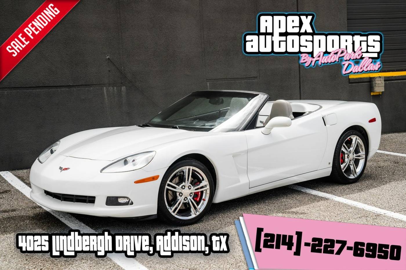 2008 Chevrolet Corvette Base — Convertible — 55,784 mi — Addison, TX