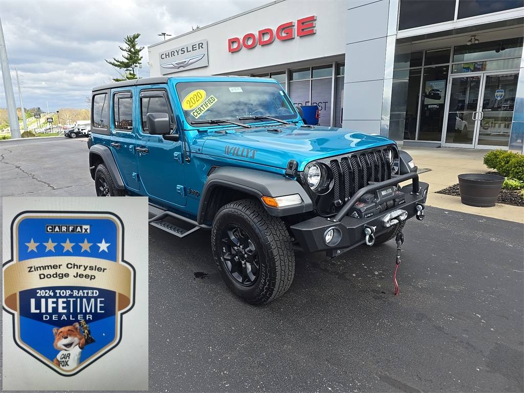 2020 Jeep Wrangler Willys Sport — SUV — 51,004 mi — Florence, KY