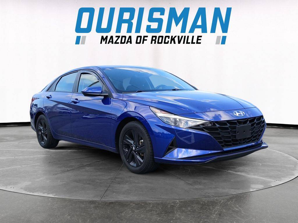 2021 Hyundai Elantra Hybrid Blue — Sedan — 46,112 mi — Rockville, MD