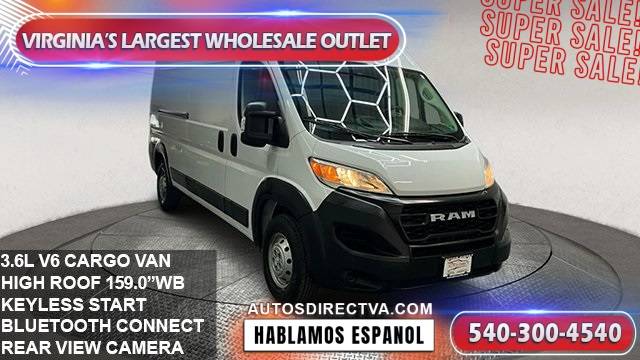 2023 Ram ProMaster Cargo Van 2500 — Cargo Van — 27,081 mi — Fredericksburg, VA