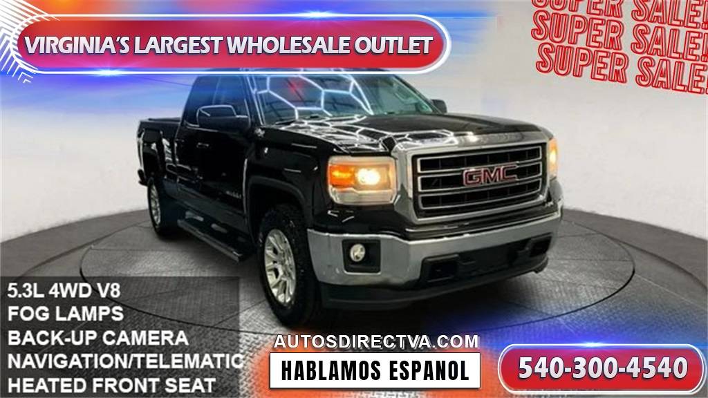 2015 GMC Sierra 1500 SLE — Pickup Truck — 91,109 mi — Fredericksburg, VA