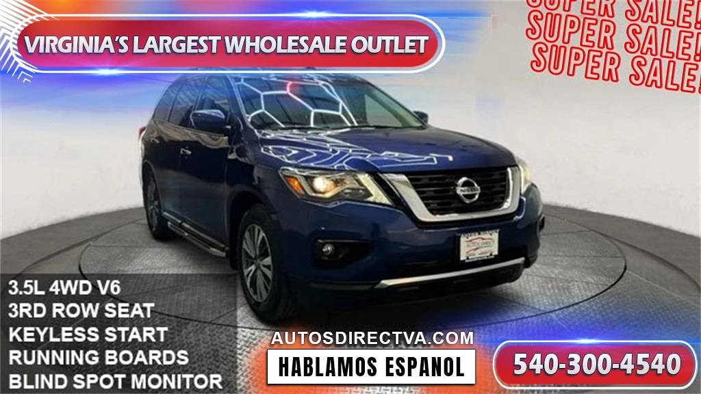 2019 Nissan Pathfinder SV — SUV — 75,605 mi — Fredericksburg, VA