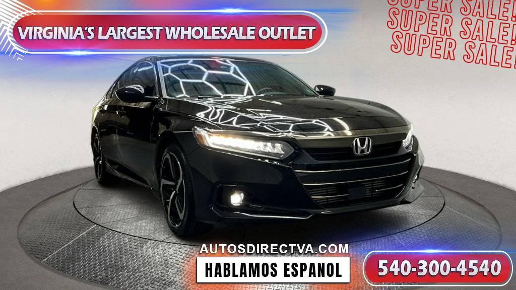 2022 Honda Accord Sport — Sedan — 53,671 mi — Fredericksburg, VA