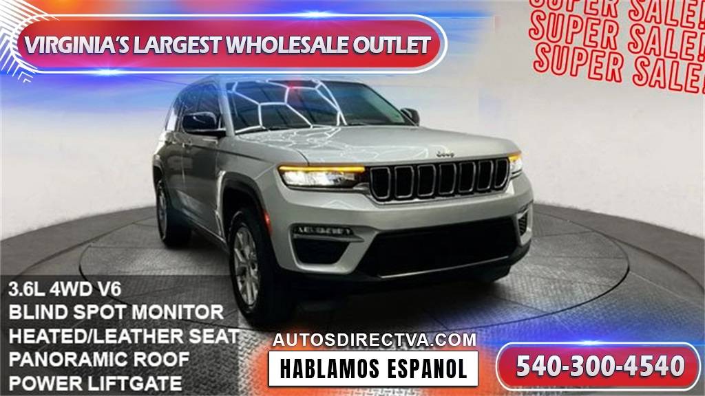 2022 Jeep Grand Cherokee Limited — SUV — 51,546 mi — Fredericksburg, VA
