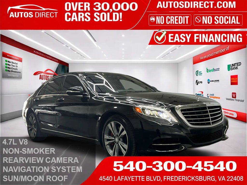 2017 Mercedes-Benz S-Class S 550 — Sedan — 58,386 mi — Fredericksburg, VA