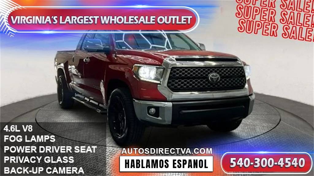 2019 Toyota Tundra SR — Pickup Truck — 117,989 mi — Fredericksburg, VA