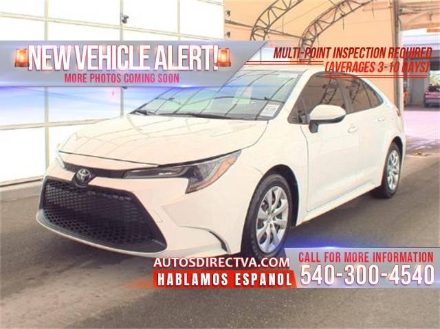 2021 Toyota Corolla LE — Sedan — 50,714 mi — Fredericksburg, VA