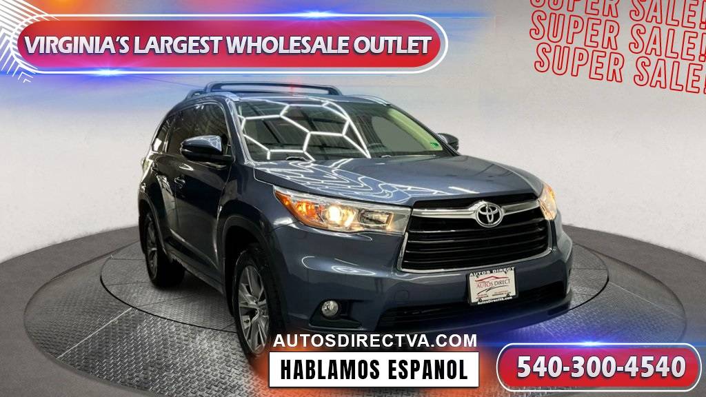 2015 Toyota Highlander XLE — SUV — 82,590 mi — Fredericksburg, VA