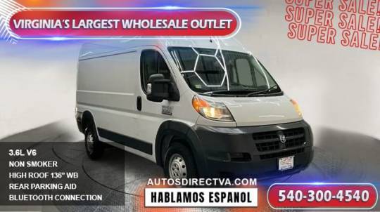 2015 Ram ProMaster Cargo Van 1500 — Cargo Van — 51,526 mi — Fredericksburg, VA