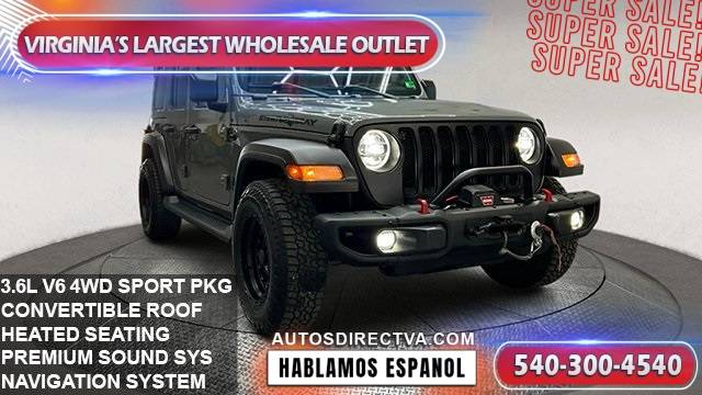 2022 Jeep Wrangler Sport S — SUV — 67,645 mi — Fredericksburg, VA