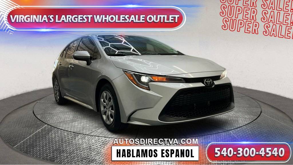 2021 Toyota Corolla LE — Sedan — 40,726 mi — Fredericksburg, VA