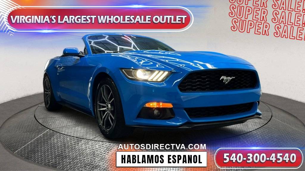 2017 Ford Mustang EcoBoost Premium — Convertible — 87,766 mi — Fredericksburg, VA