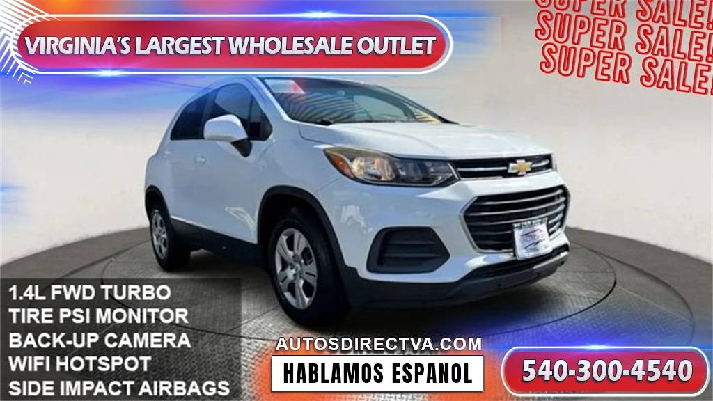 2018 Chevrolet Trax LS — SUV — 66,523 mi — Fredericksburg, VA