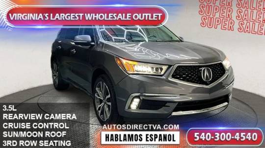 2019 Acura MDX Advance Package — SUV — 76,983 mi — Fredericksburg, VA