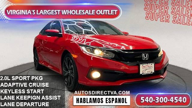 2019 Honda Civic Sport — Sedan — 45,730 mi — Fredericksburg, VA