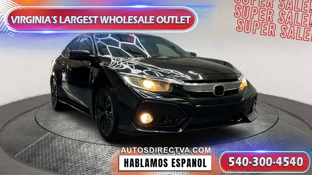 2018 Honda Civic EX — Hatchback — 92,589 mi — Fredericksburg, VA