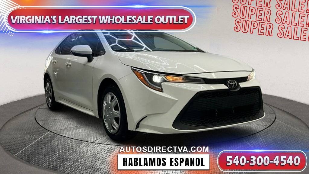2021 Toyota Corolla LE — Sedan — 56,041 mi — Fredericksburg, VA