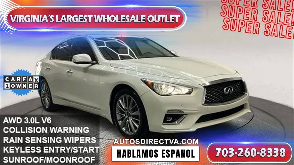 2022 INFINITI Q50 LUXE — Sedan — 31,090 mi — Fredericksburg, VA