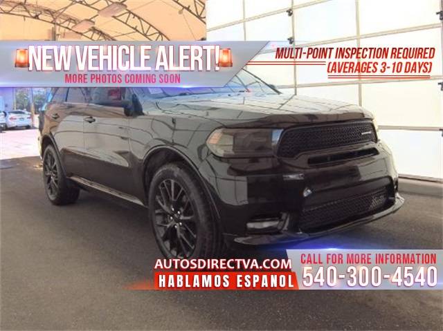 2019 Dodge Durango GT — SUV — 47,210 mi — Fredericksburg, VA