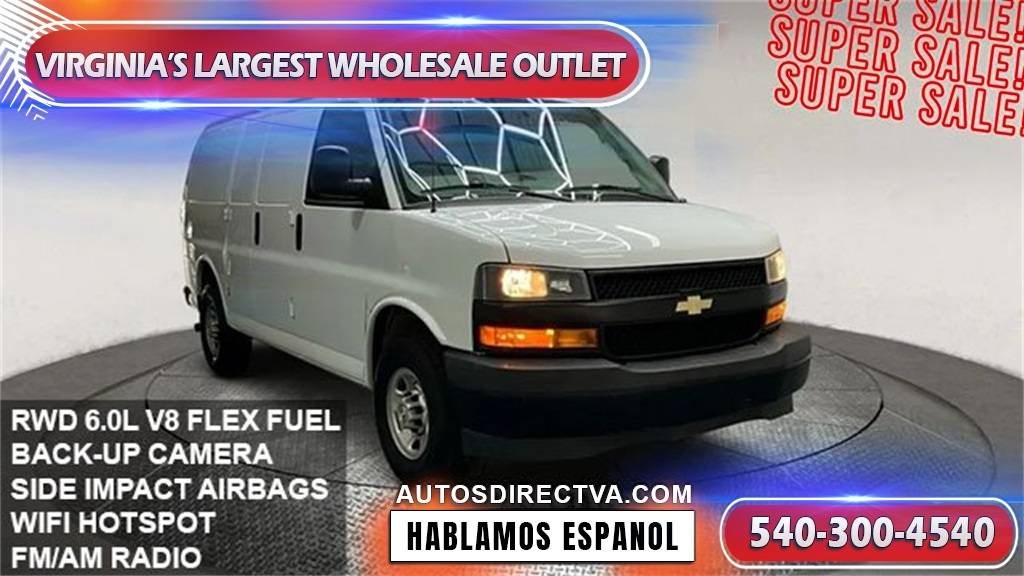 2020 Chevrolet Express Cargo Van Base — Cargo Van — 80,613 mi — Fredericksburg, VA