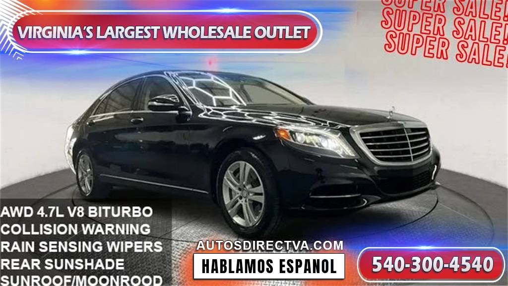 2017 Mercedes-Benz S-Class S 550 — Sedan — 105,986 mi — Fredericksburg, VA