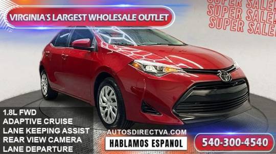 2018 Toyota Corolla LE — Sedan — 71,727 mi — Fredericksburg, VA