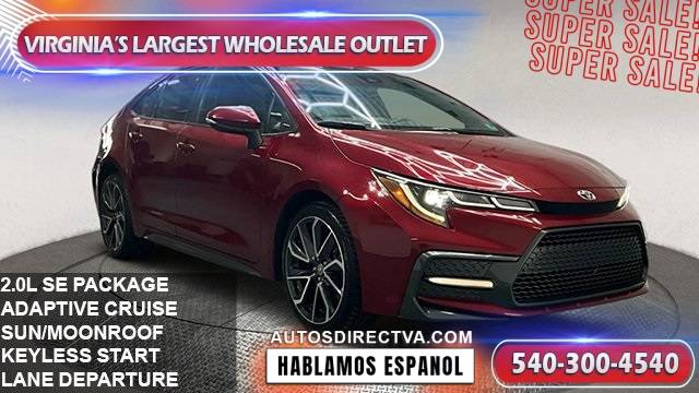 2022 Toyota Corolla SE — Sedan — 54,697 mi — Fredericksburg, VA