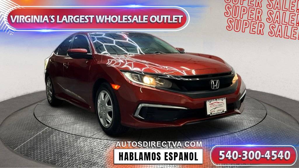 2021 Honda Civic LX — Sedan — 118,645 mi — Fredericksburg, VA