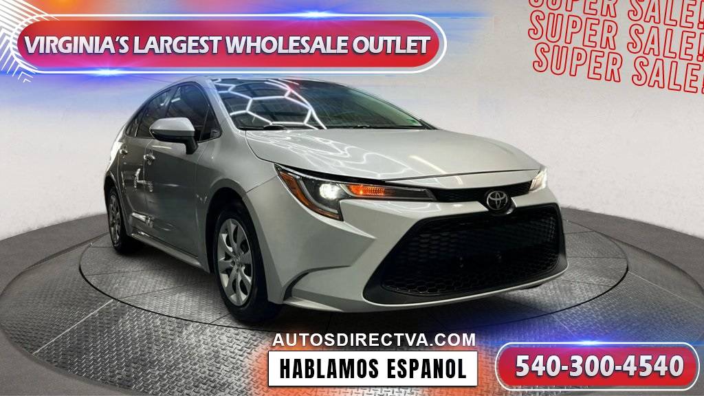 2020 Toyota Corolla LE — Sedan — 97,721 mi — Fredericksburg, VA