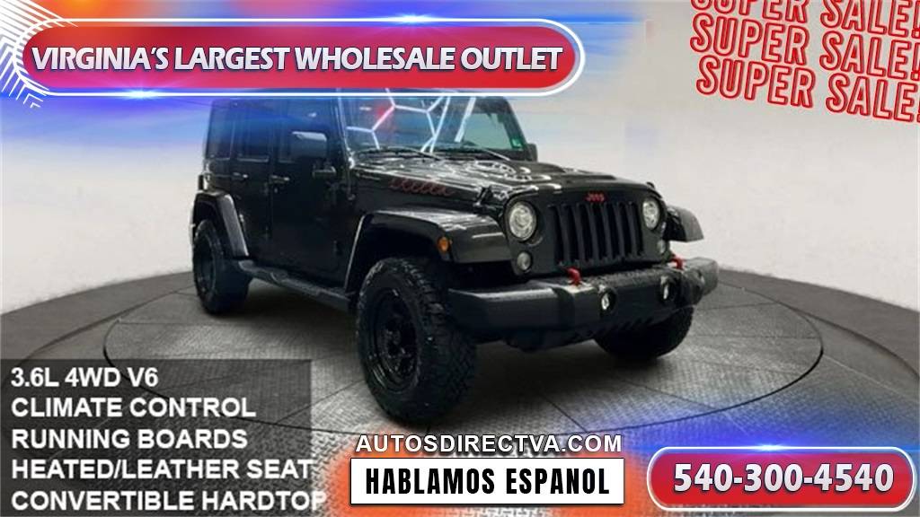 2018 Jeep Wrangler Altitude — SUV — 123,929 mi — Fredericksburg, VA
