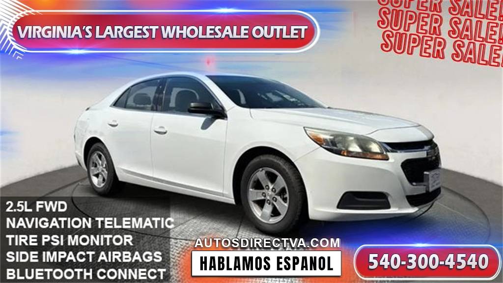 2014 Chevrolet Malibu LS — Sedan — 99,282 mi — Fredericksburg, VA