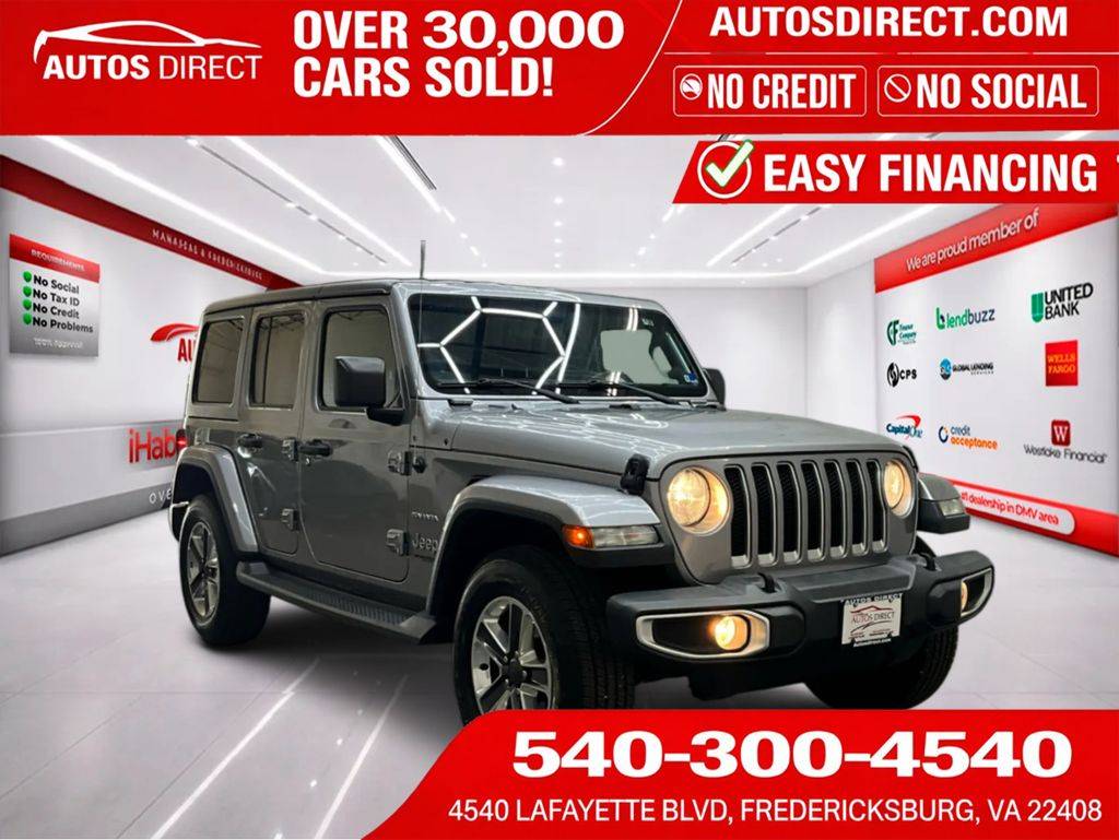 2020 Jeep Wrangler Sahara High Altitude — SUV — 108,095 mi — Fredericksburg, VA