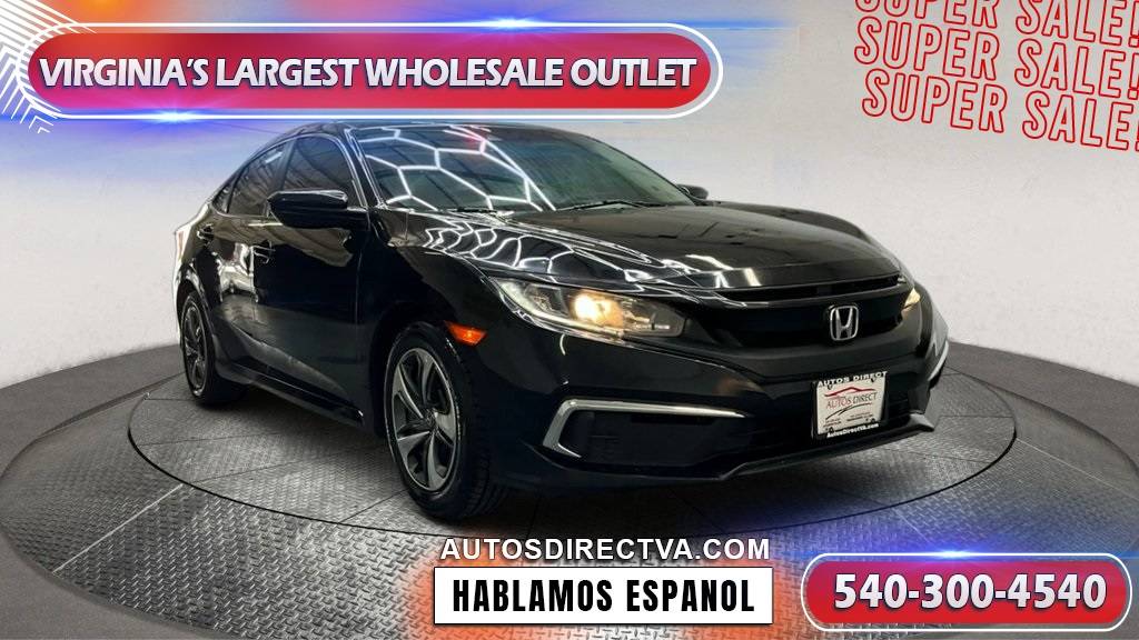 2019 Honda Civic LX — Sedan — 94,210 mi — Fredericksburg, VA