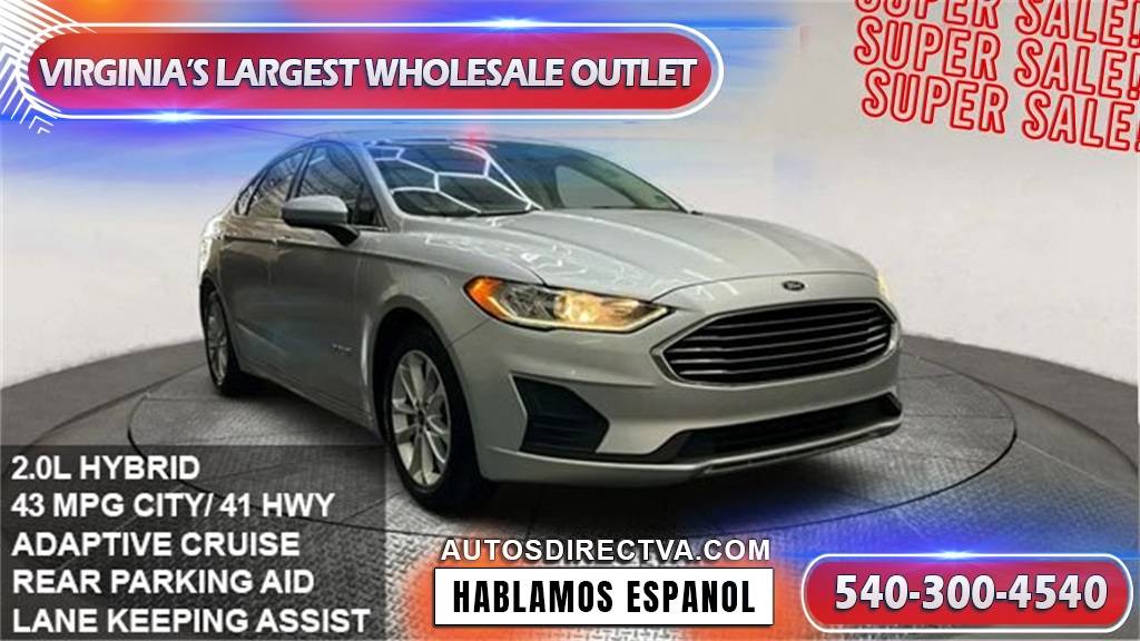 2019 Ford Fusion Hybrid SE — Sedan — 85,774 mi — Fredericksburg, VA