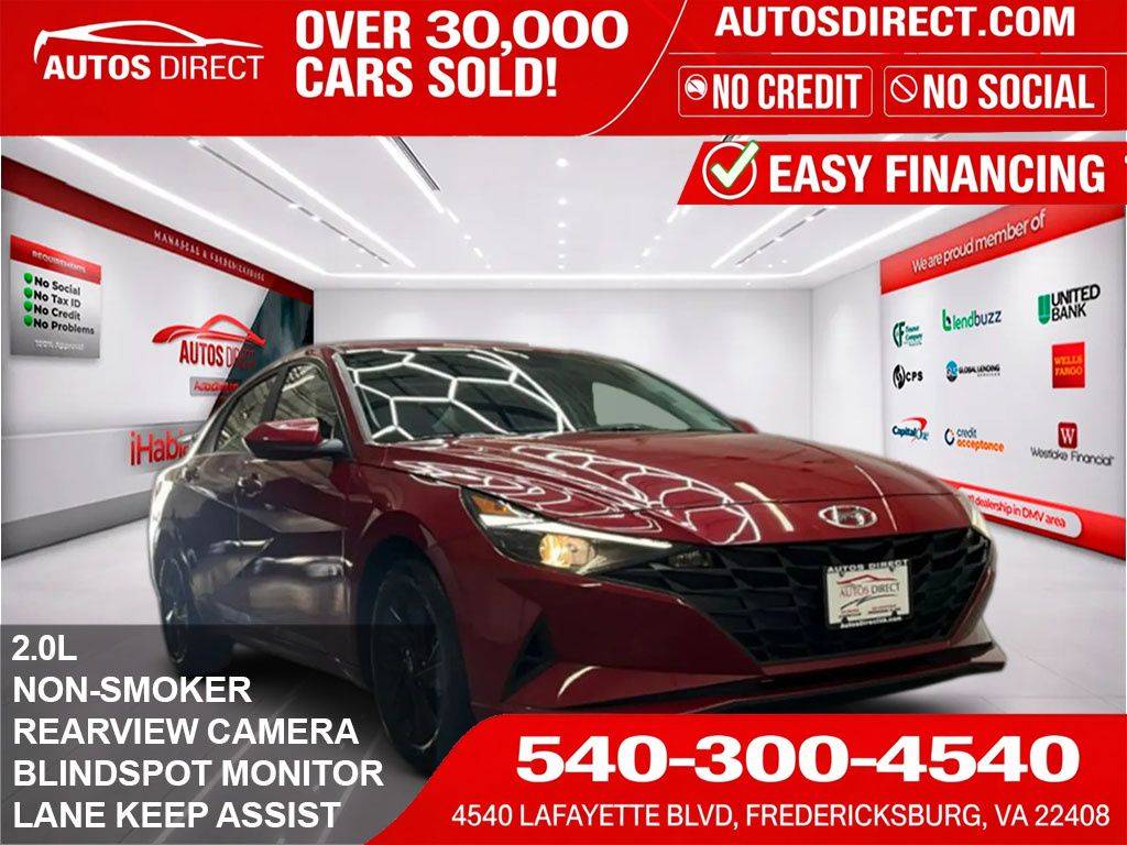 2023 Hyundai Elantra SEL — Sedan — 4,384 mi — Fredericksburg, VA