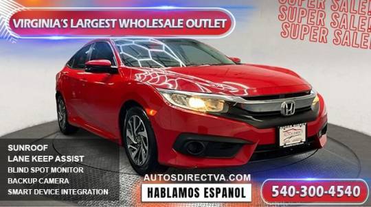 2018 Honda Civic EX — Sedan — 27,454 mi — Fredericksburg, VA
