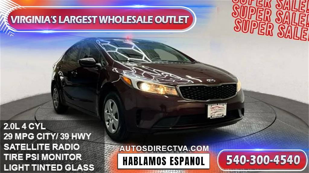 2018 Kia Forte LX — Sedan — 33,902 mi — Fredericksburg, VA