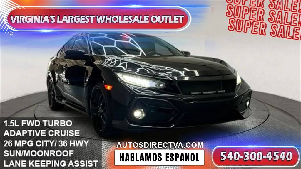 2020 Honda Civic Si — Sedan — 49,534 mi — Fredericksburg, VA
