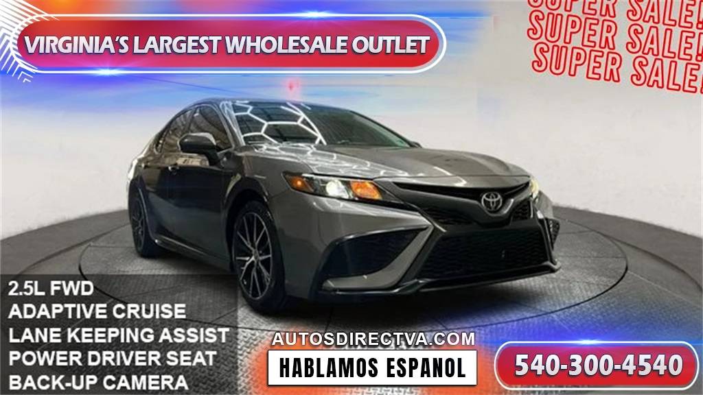 2021 Toyota Camry SE — Sedan — 100,184 mi — Fredericksburg, VA