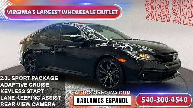 2020 Honda Civic Sport — Sedan — 90,363 mi — Fredericksburg, VA