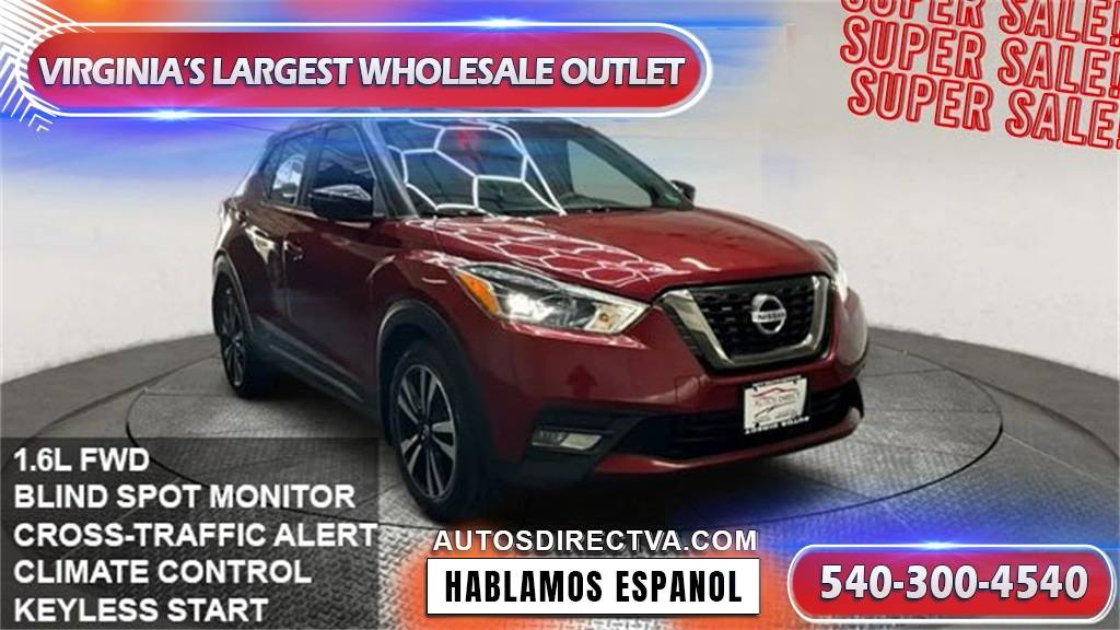 2019 Nissan Kicks SR — SUV — 75,960 mi — Fredericksburg, VA