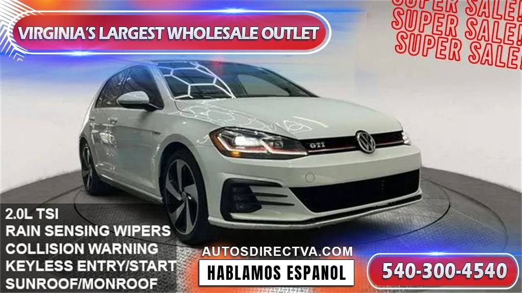 2018 Volkswagen Golf GTI SE — Hatchback — 48,593 mi — Fredericksburg, VA