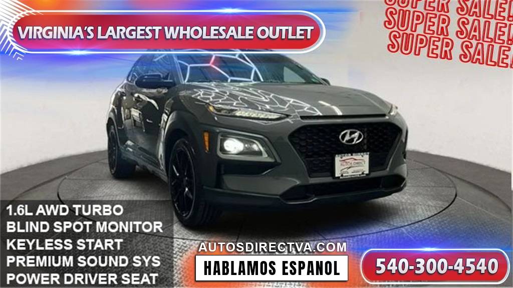2021 Hyundai Kona NIGHT — SUV — 66,196 mi — Fredericksburg, VA