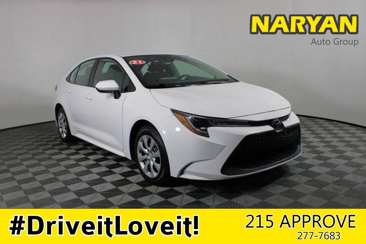 2021 Toyota Corolla LE — Sedan — 105,349 mi — Philadelphia, PA