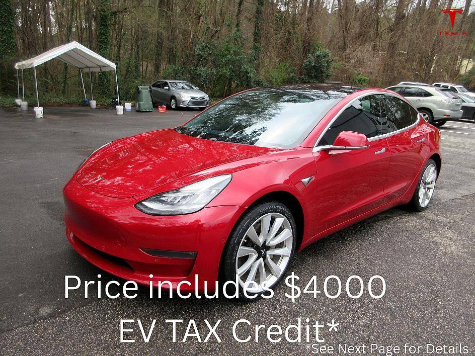 2018 Tesla Model 3 Long Range — Sedan — 56,993 mi — Cary, NC