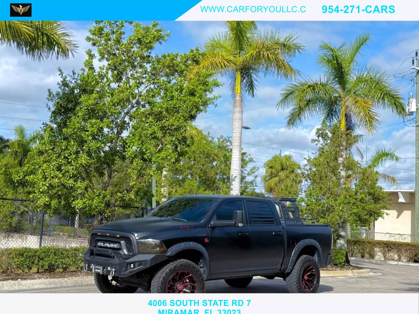 2015 Ram 1500 Laramie Longhorn — Pickup Truck — 128,519 mi — Miramar, FL
