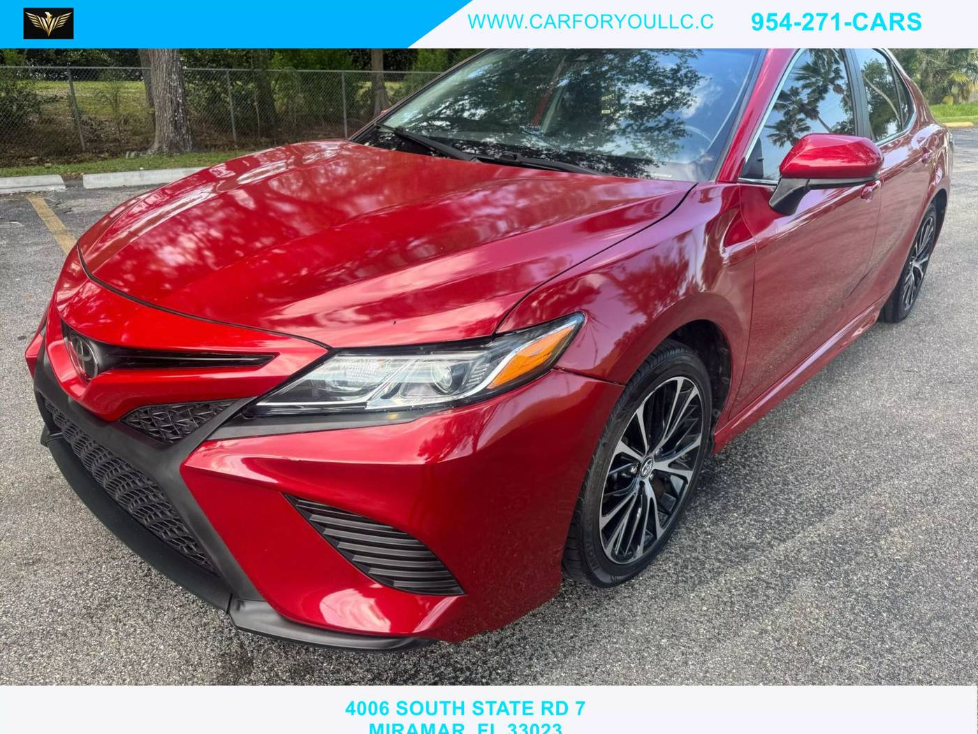 2019 Toyota Camry SE — Sedan — 32,985 mi — Miramar, FL